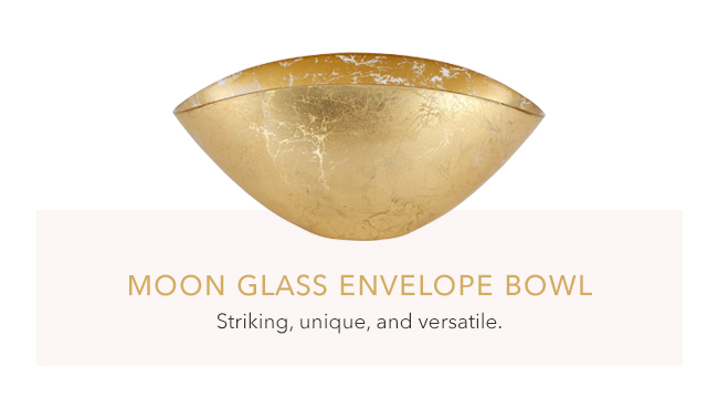 Moon Glass Envelope Bowl