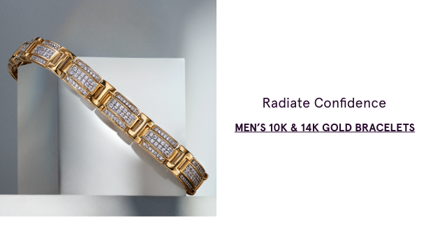 Men's 10K & 14K Gold Bracelets >