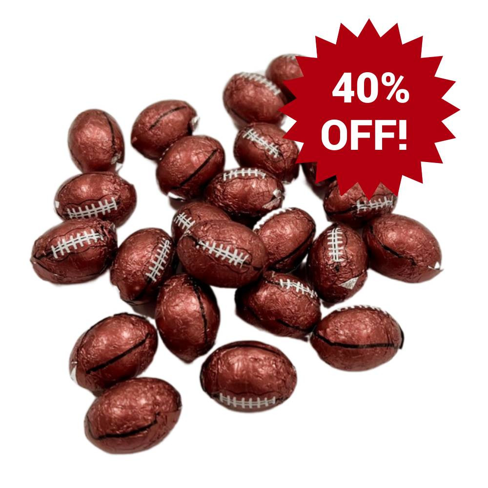 40% off Chocolate Footballs