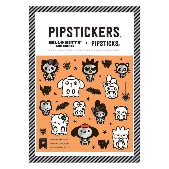 Pipsticks + Hello Kitty Ghosts & Skeletons Halloween Stickers