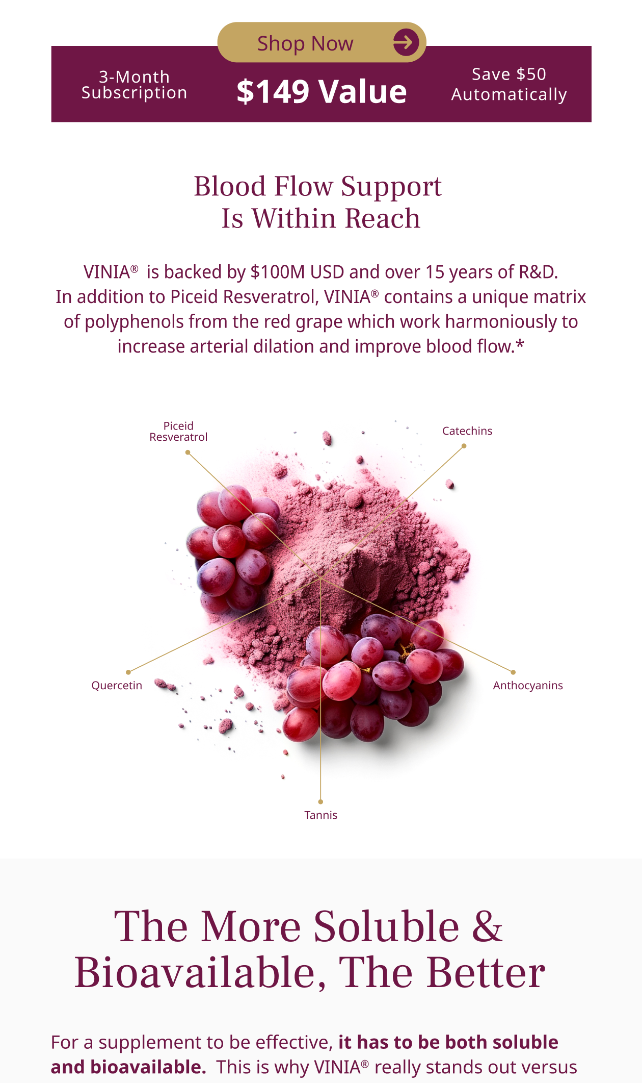 VINIA® supplement