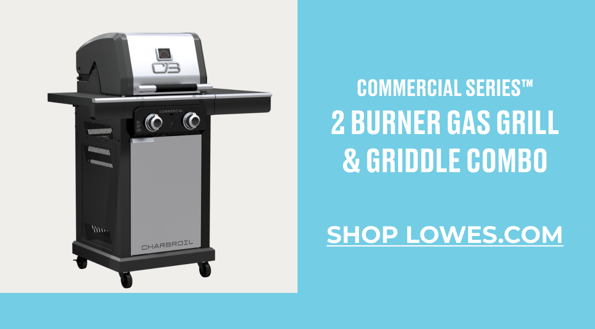 Shop Commercial Series™ 2 Burner Gas Grill & Griddle Combo