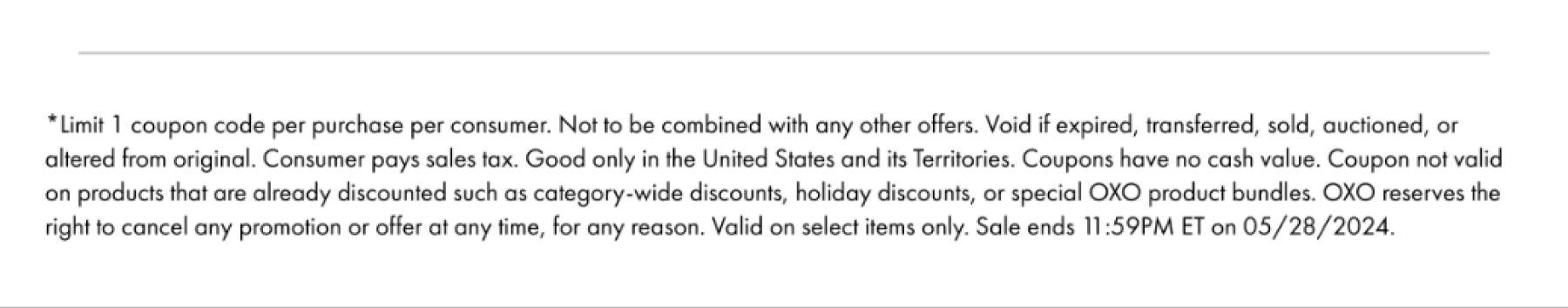 Memorial Day Flash Sale Terms and Conditions