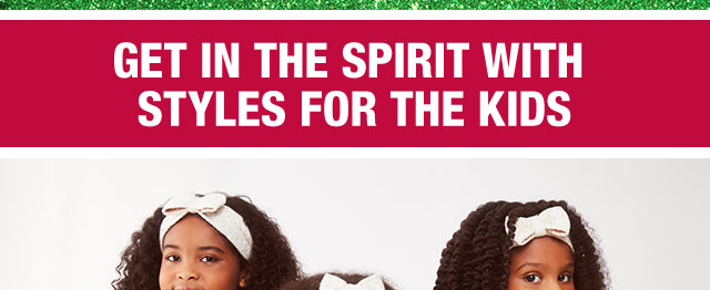 Get in the spirit with styles for the kids