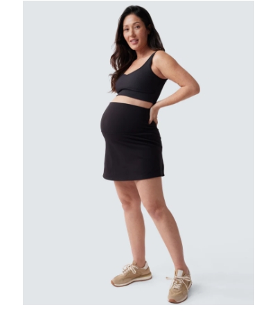 maternity athletic skort