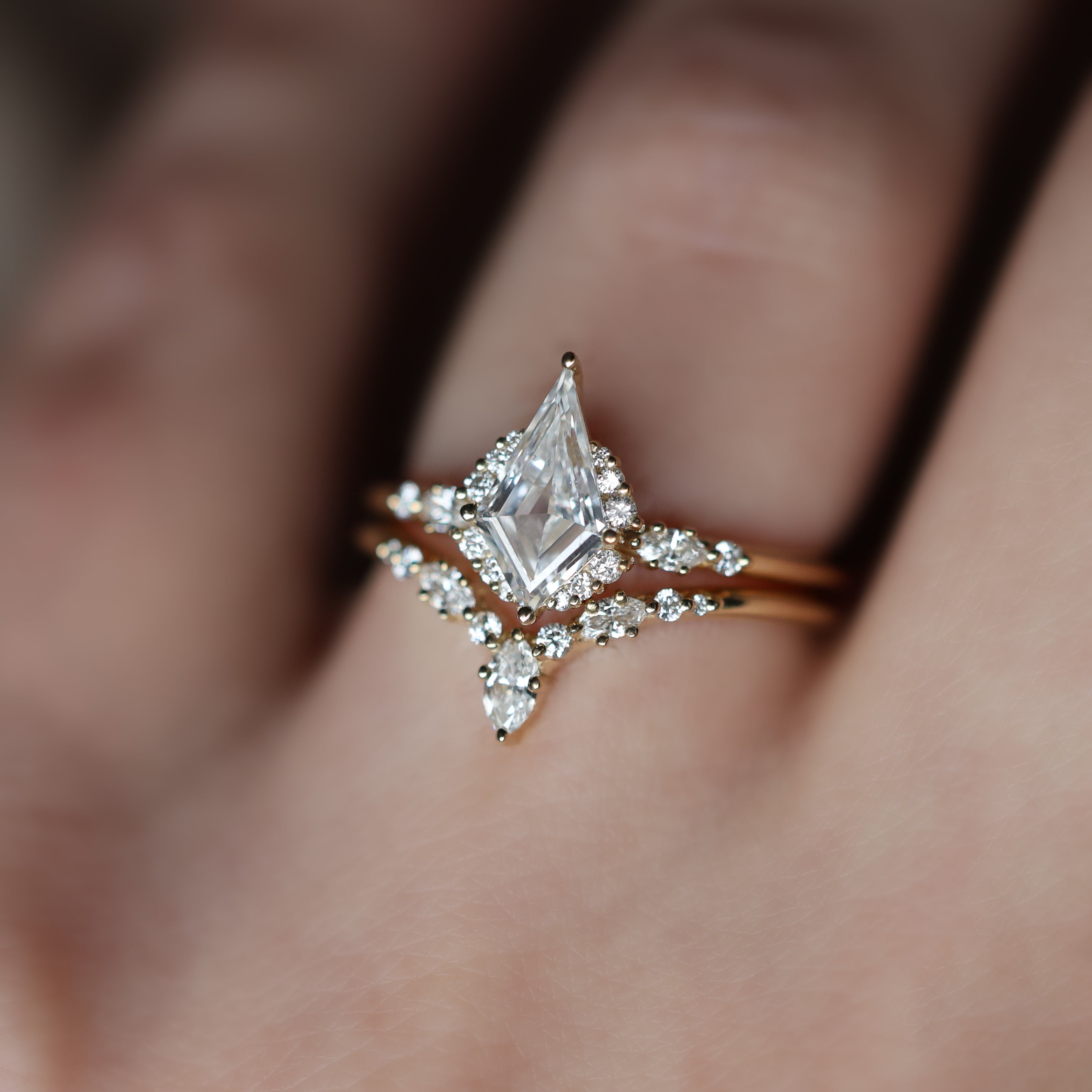 Image of Poppy Kite Diamond Ring Set