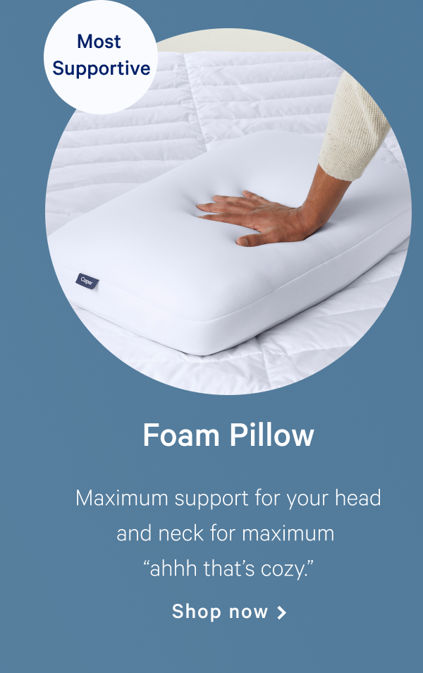 Foam Pillow >> Shop now >>