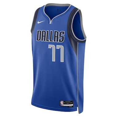  Nike Luka DonÄiÄ‡ Blue  Swingman Jersey - Icon Edition