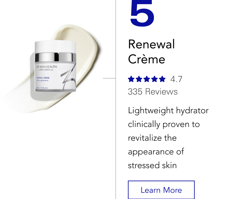 5: Renewal Creme - Learn More