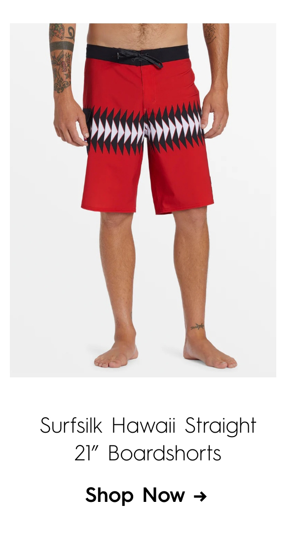 Surfsilk Hawaii Straight 21" Boardshorts