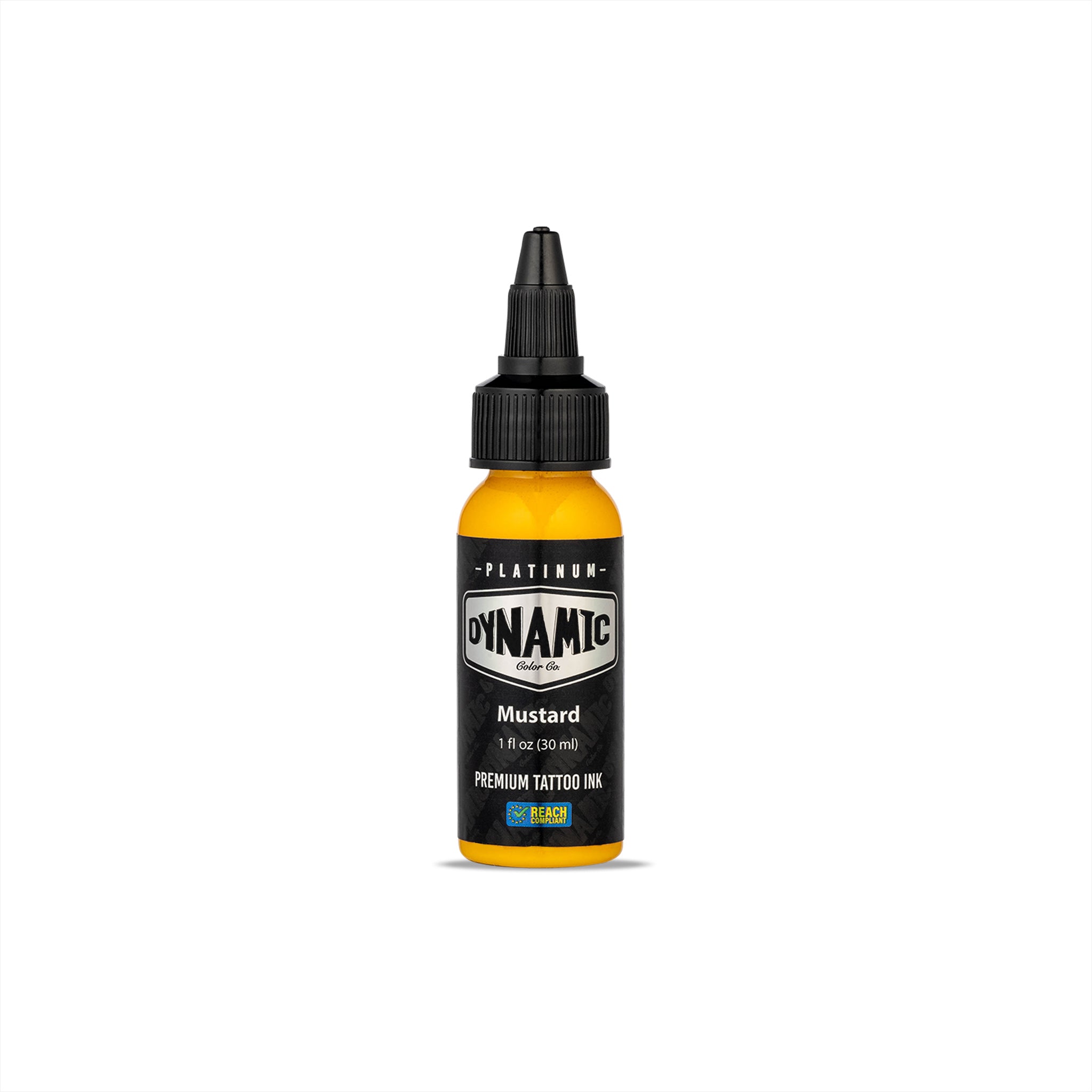 Image of Dynamic Platinum Tattoo Ink  Mustard Yellow - 1oz Bottle