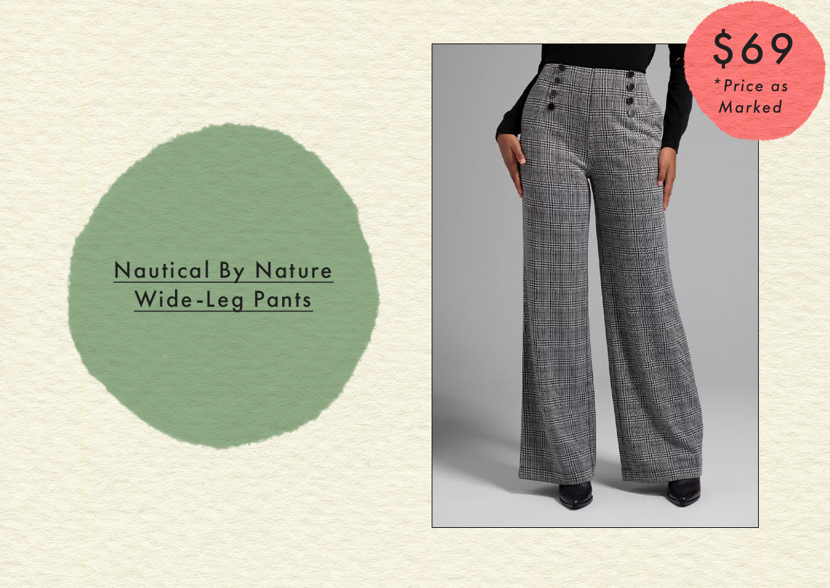 Nautical By Nature Wide-Leg Pants