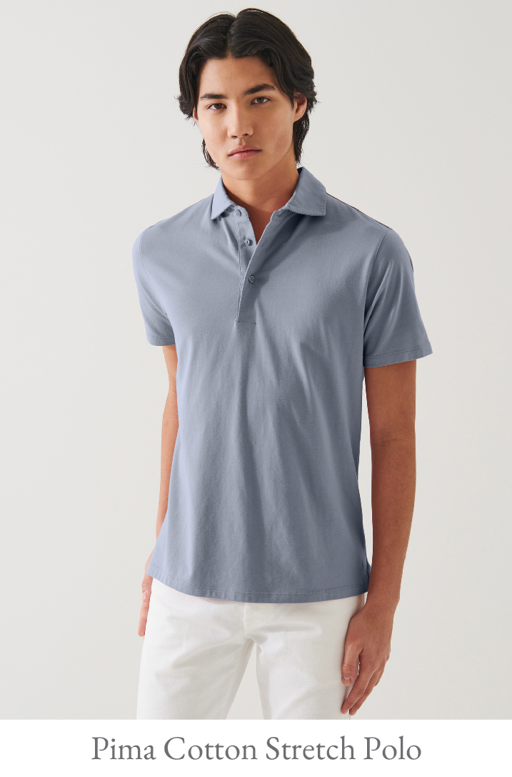 PIMA COTTON STRETCH POLO