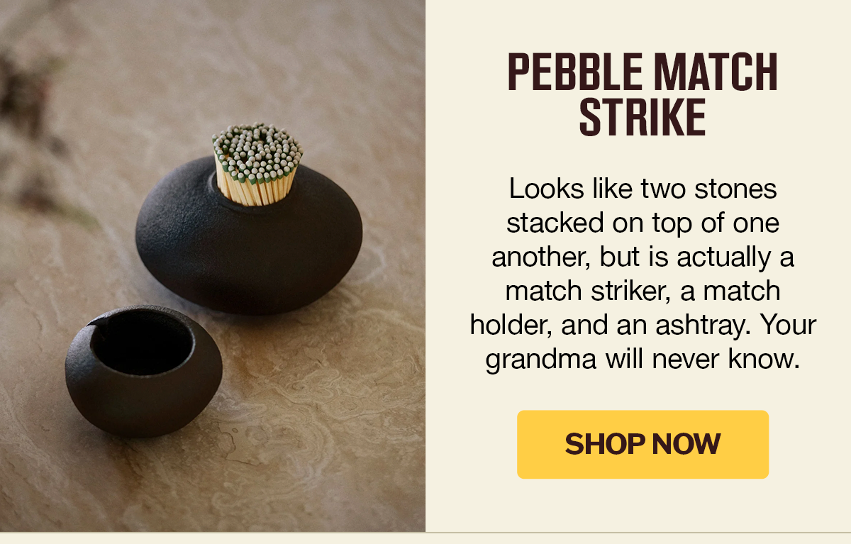 Pebble Match Strike | Shop Now