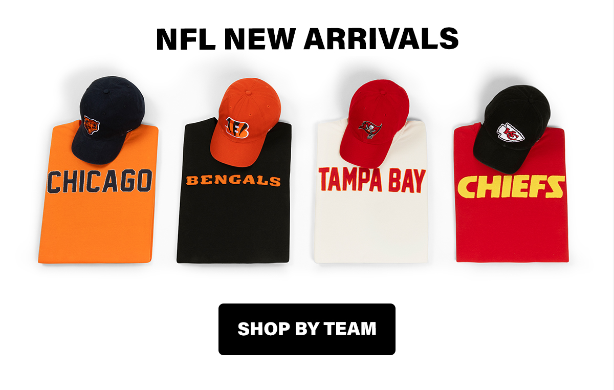 NFL NEW ARRIVALS | SHOP BY TEAM