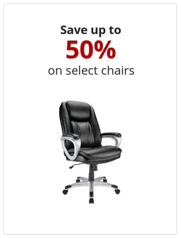 Save up to 50% on select chairs