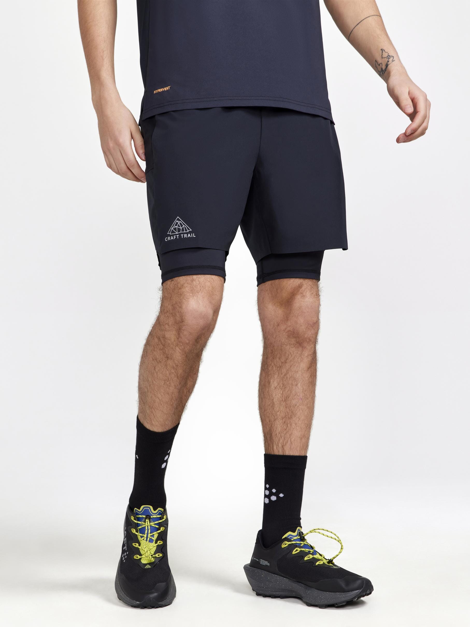 Image of MEN'S PRO TRAIL RUNNING 2-IN-1 SHORTS