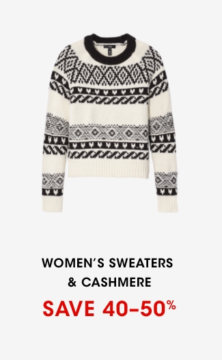 WOMEN'S SWEATERS & CASHMERE