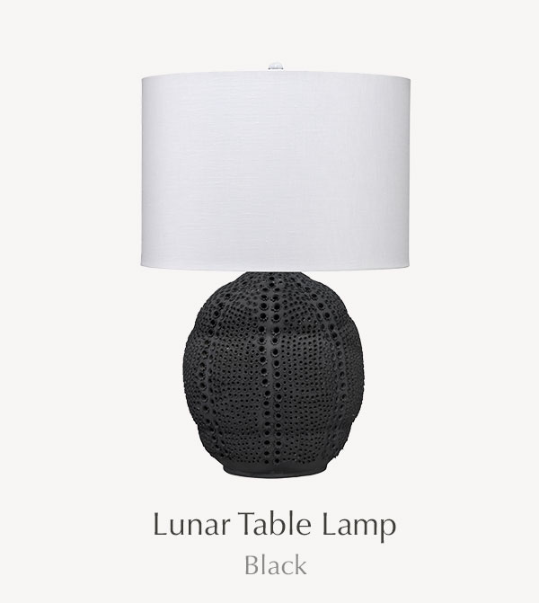 Lunar Table Lamp in Black