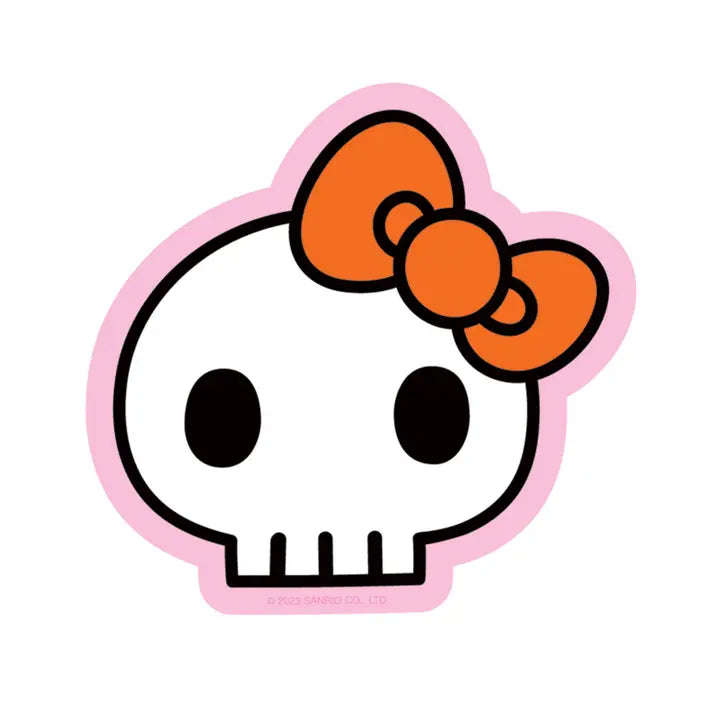 Pipsticks + Hello Kitty Skull Halloween Vinyl Sticker