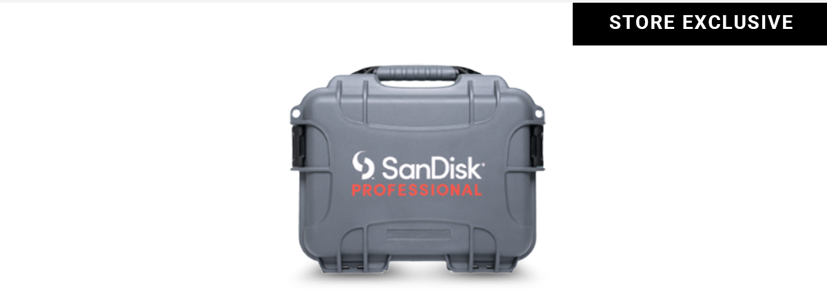 STORE EXCLUSIVE: SanDisk Professional PRO-BLADE™ Hard Case