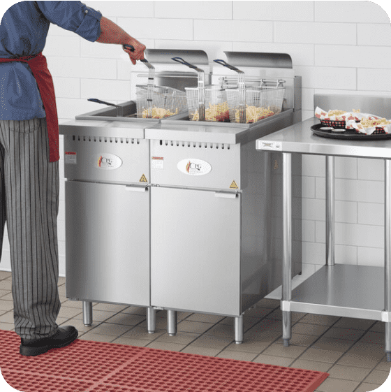 CPG Open Pot Floor Fryer