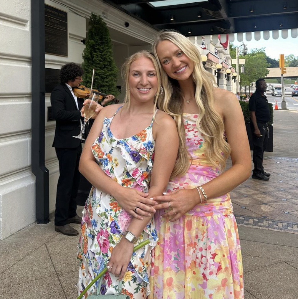 Paige Wore the Most Darling Drop-Waist Dress to a Friend's Wedding