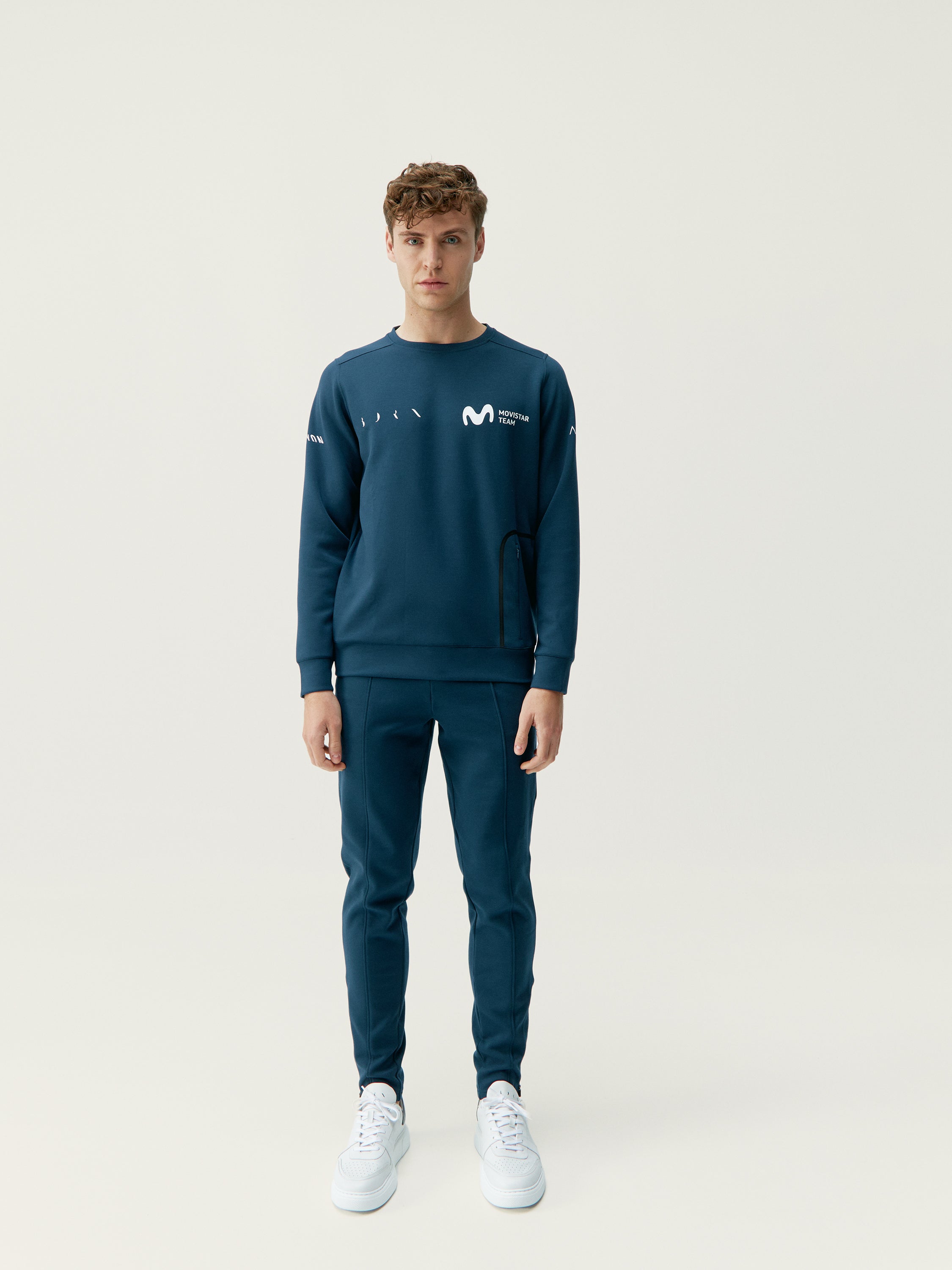 Image of Sweatshirt Movistar Sea Blue