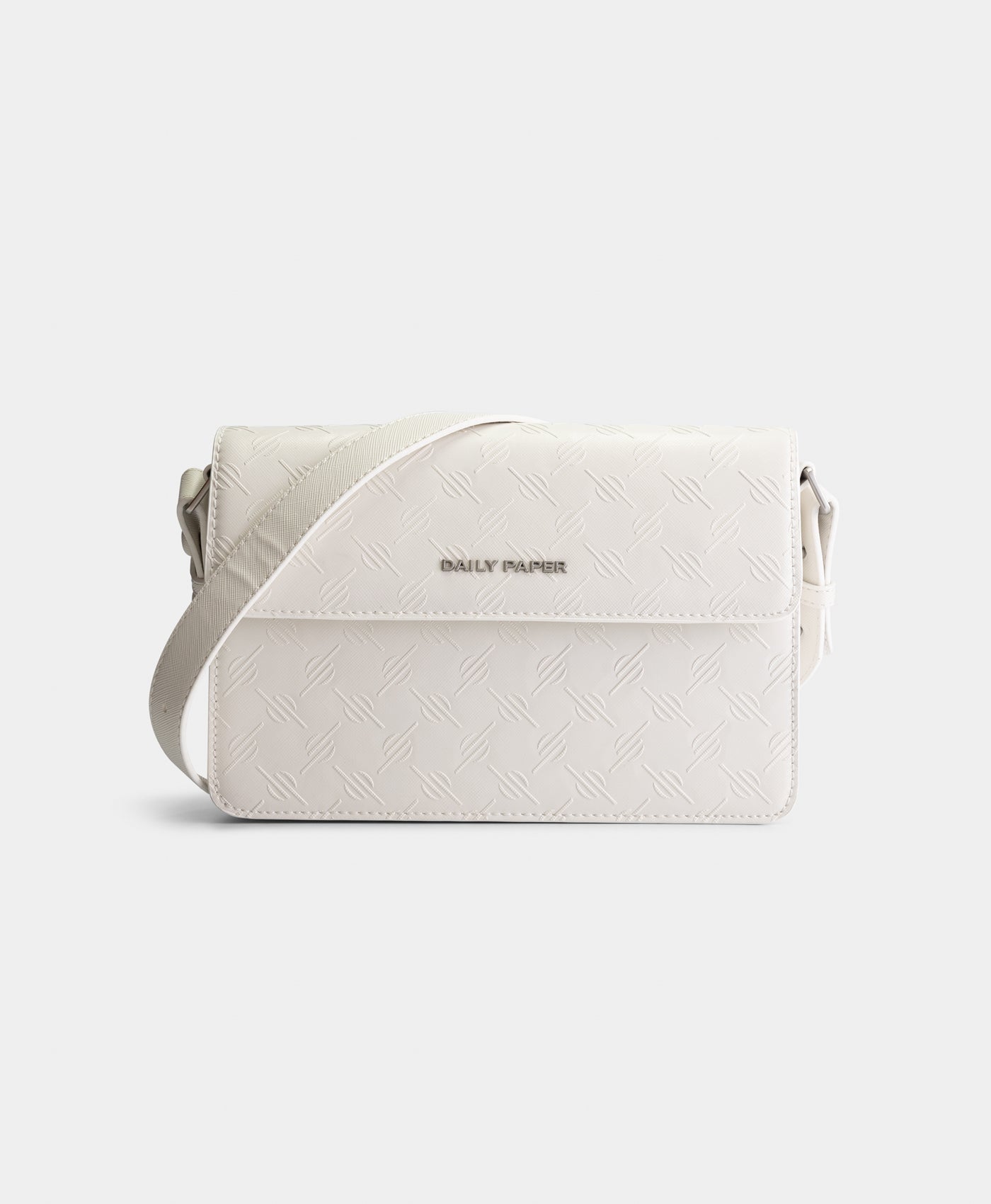 Image of White Meru Monogram Bag