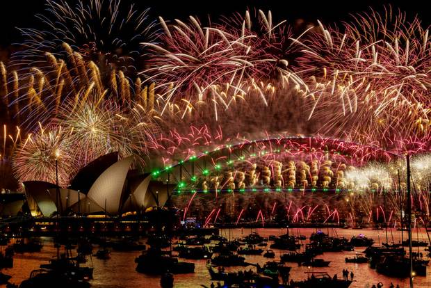 Fireworks over Sydney