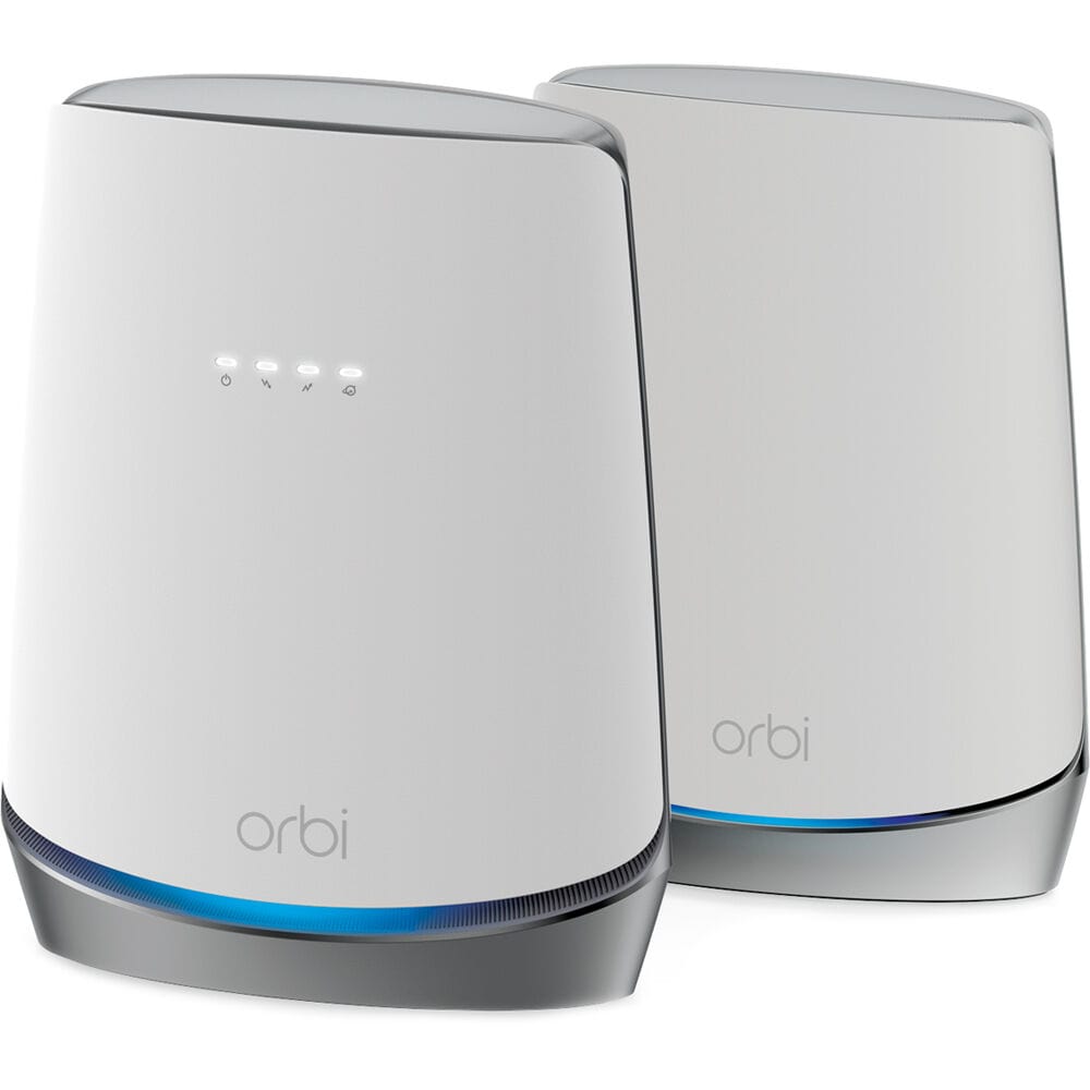 Image of Netgear Orbi AX4200 Wireless Tri-Band Mesh Wi-Fi System, Router + Satellite