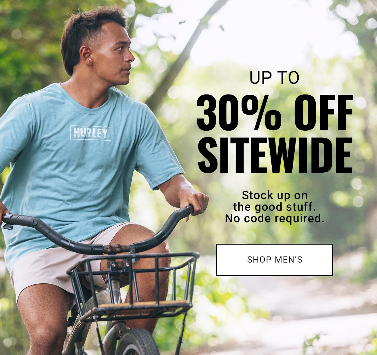 Up To 30% Off Sitewide | Shop Men's