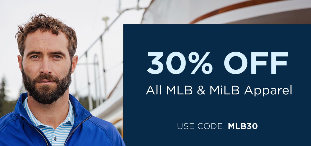 30% Off All MLB & MiLB Apparel - Use code: MLB30