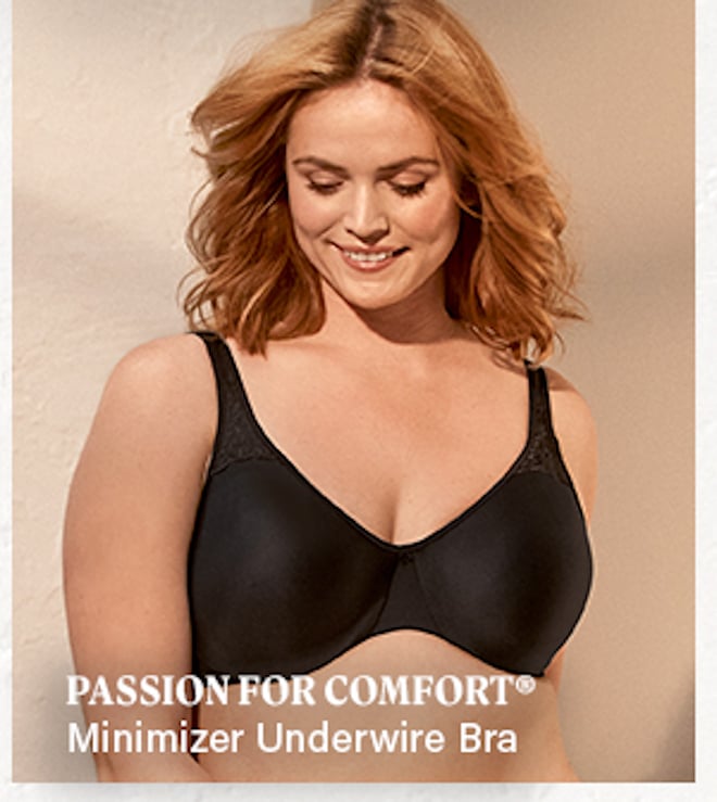 Passion for Comfort Minimizer Underwire Bra