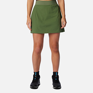 Women's green skirt.