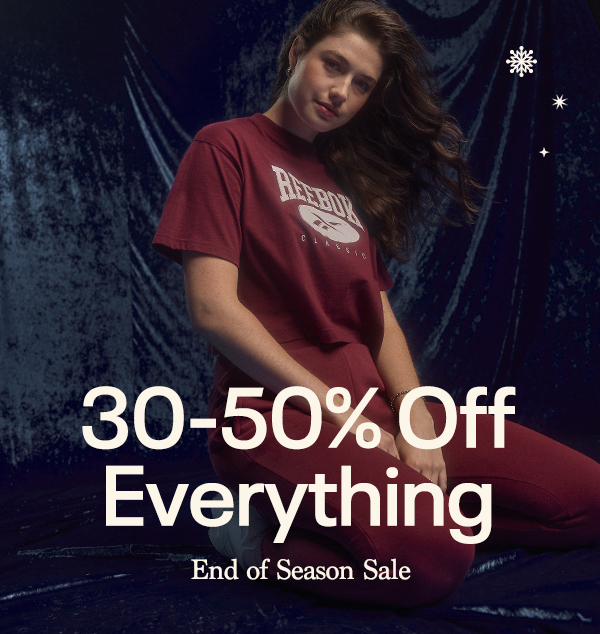 30-50% Off Everything | End of Season Sale