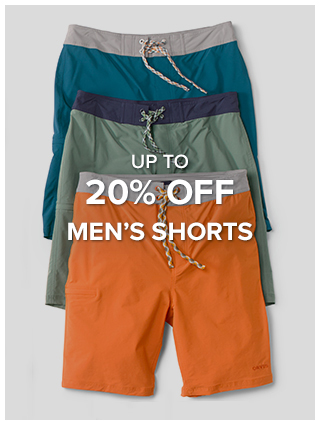 20% Off Men's Shorts