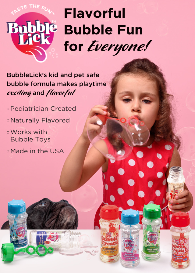 20% Off BubbleLick's Kid and Pet Safe Bubble Formula