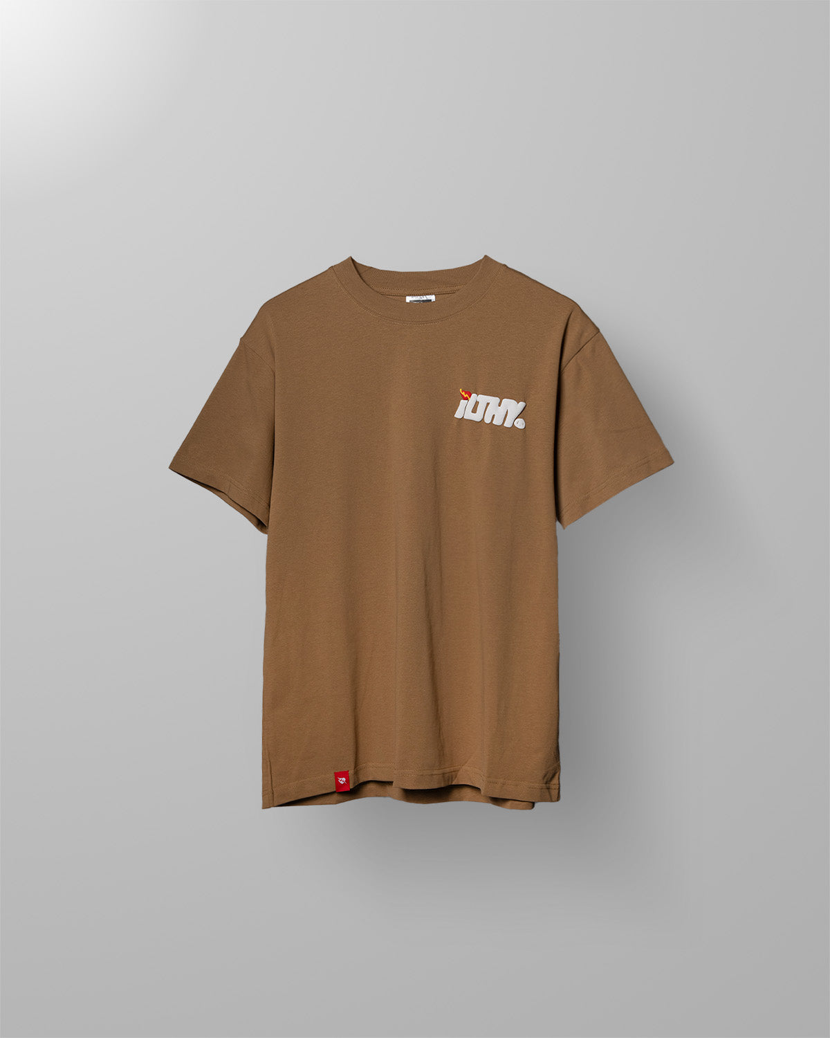 Image of Thou Shall Love Thy Hype Puff Print T-Shirt (Brown)