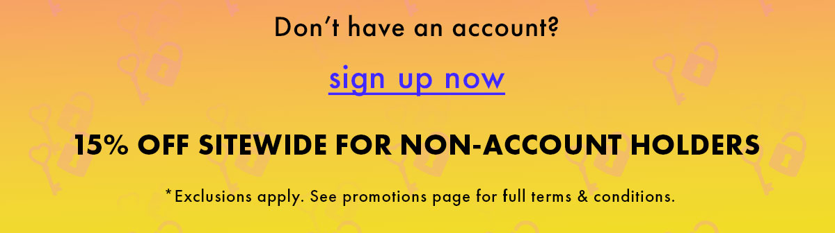 don't have an account? sign up now