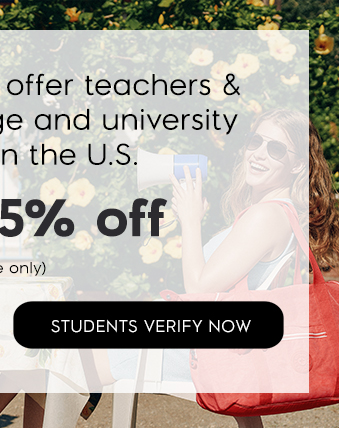 Extra 15% Off for Students