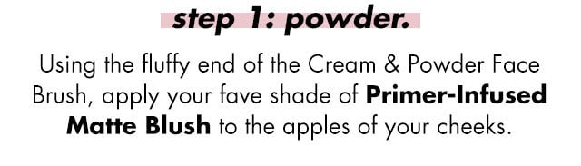 step1: powder