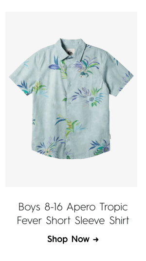 Boys 8-16 Apero Tropic Fever Short Sleeve Shirt