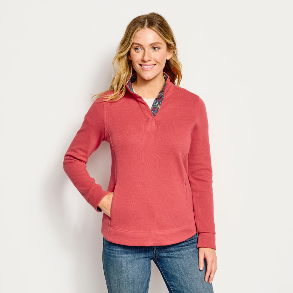 Women's Signature Print-Trim Sweatshirt