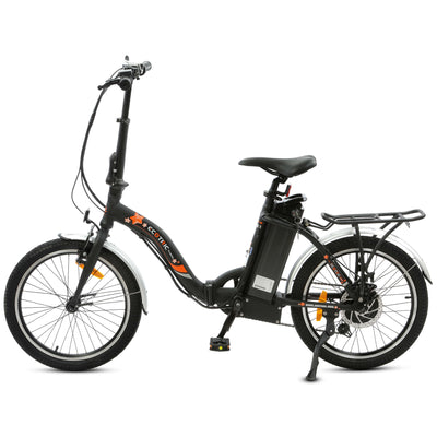 UL Certified-Ecotric Starfish 20inch portable and folding electric bike - Matt Black