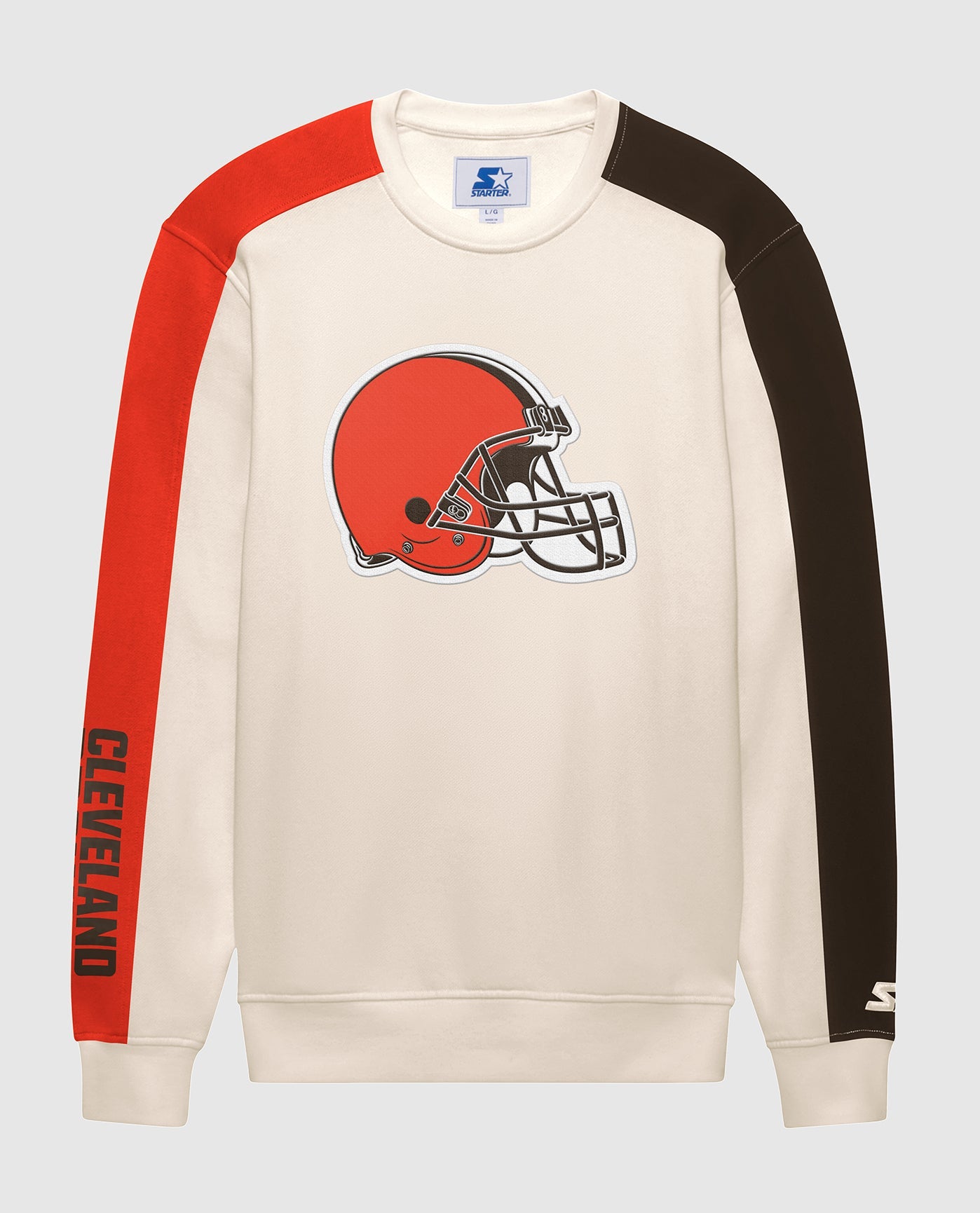 Image of Cleveland Browns Team Crew Long Sleeve Shirt