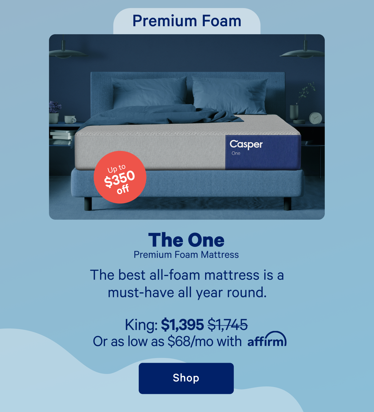 The One Premium Foam Mattress >> Shop >>