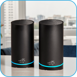 two mesh routers with two 2.4Ghz streams