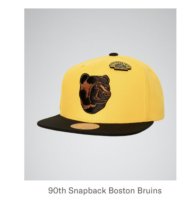 90th Snapback Boston Bruins