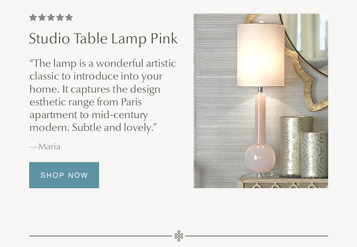 Studio Table Lamp Pink - SHOP NOW